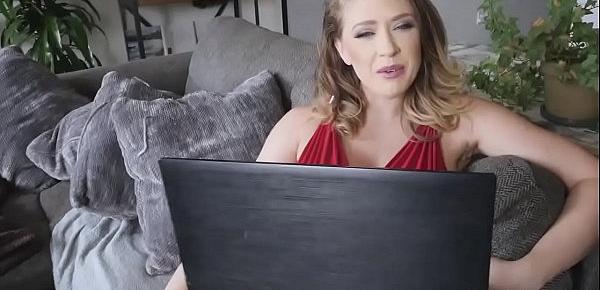  Kagney Lynn Karter discovered that her horny stepson is fantasizing her and decided to turn his dreams into reality by fucking her wet pussy.